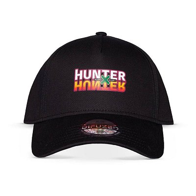 Logo Hunter X Hunter se zakřivenou čepicí